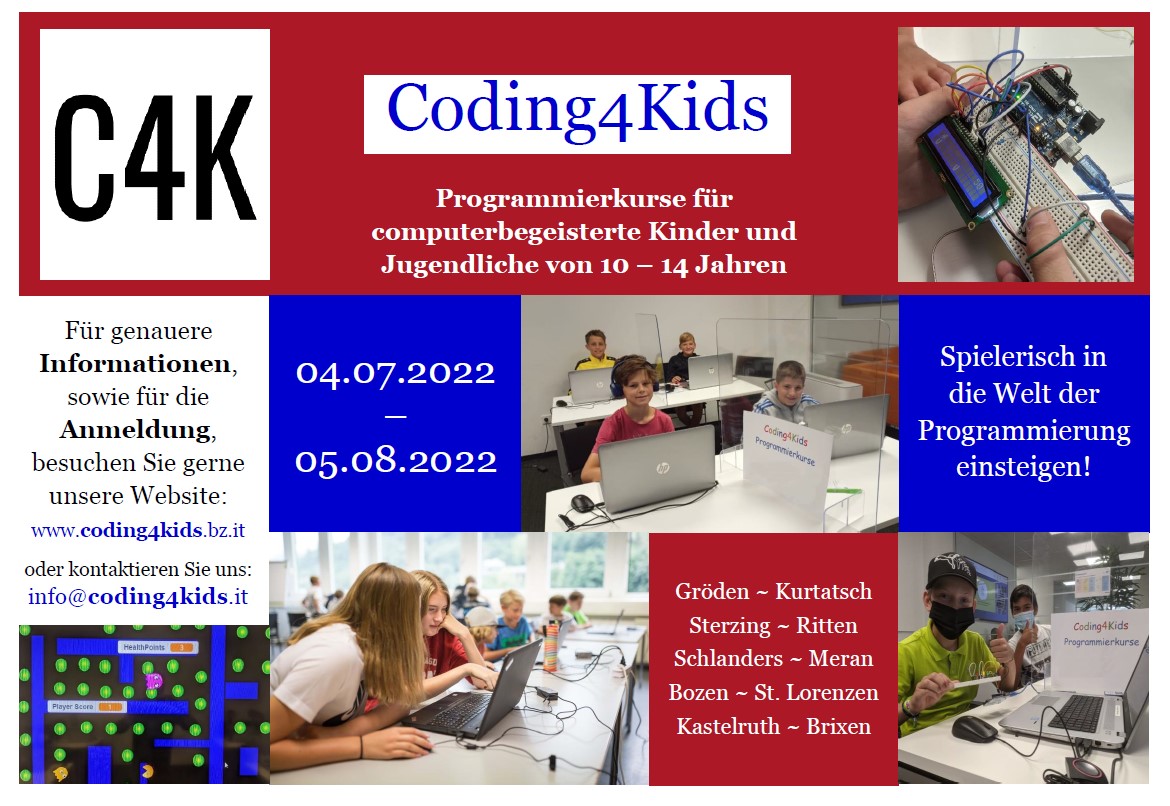 Read more about the article Sommerbetreuung: Coding4Kids