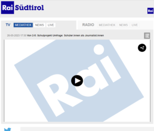 Read more about the article Umfrage für den Radiosender „Rai Südtirol“