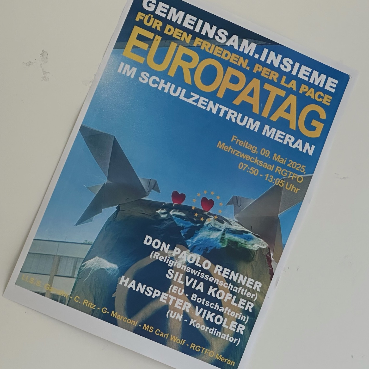 Mehr über den Artikel erfahren Europatag 2025 im Schulzentrum Meran