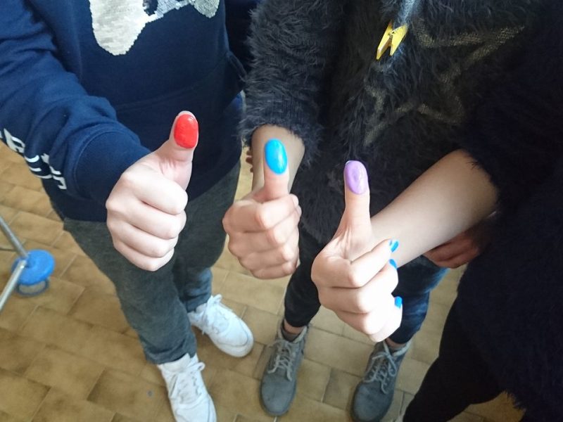 mit ihrem Fingerabdruck „verewigen“