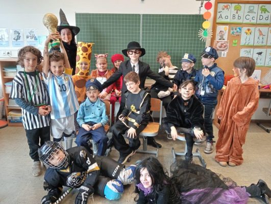 Fasching in der 2. Klasse
